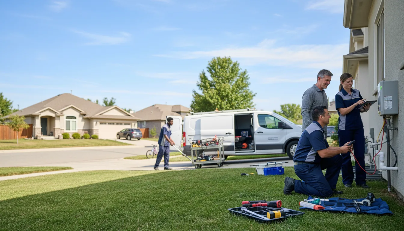 Tankless water heater service in Sharps, VA
